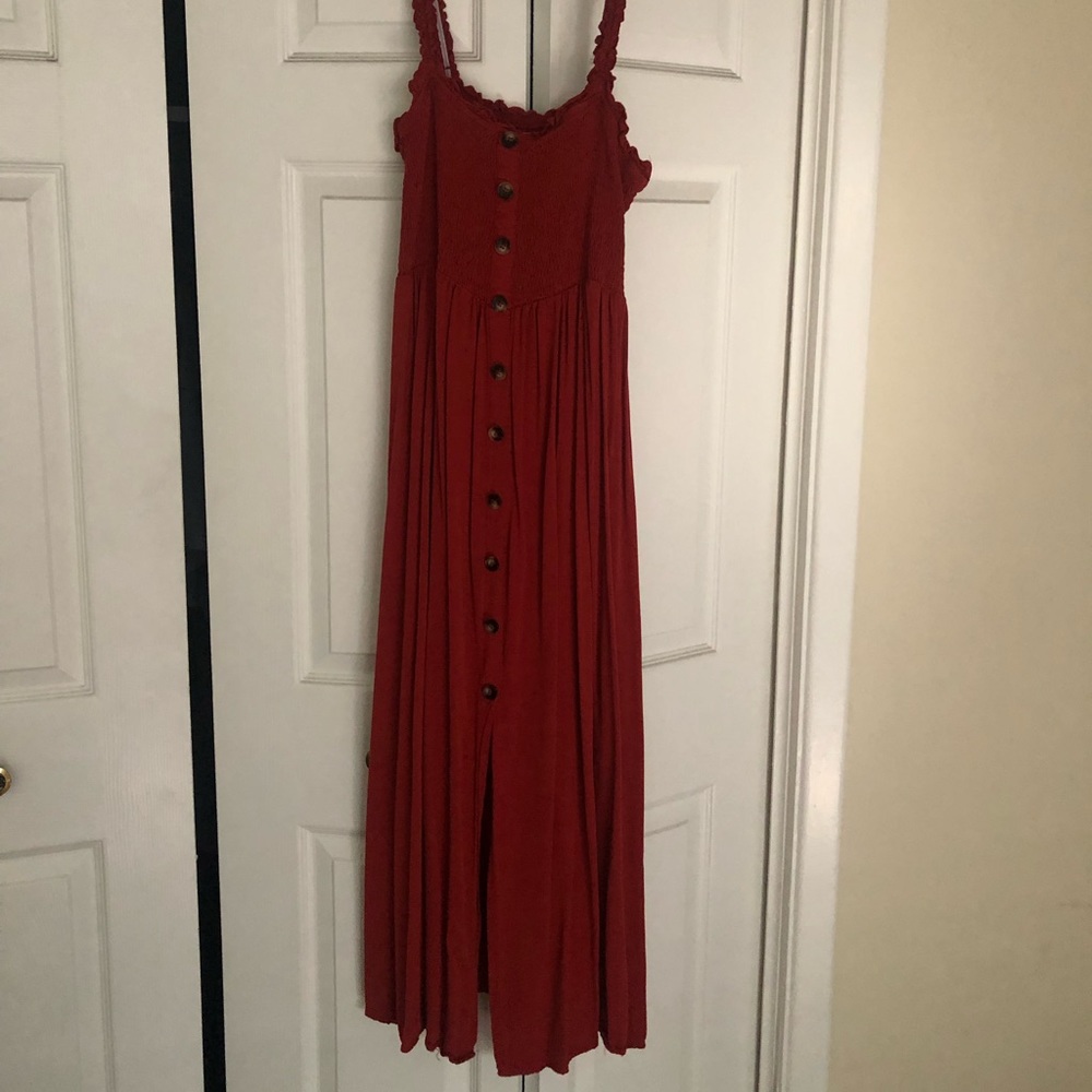 Floor length summer dress